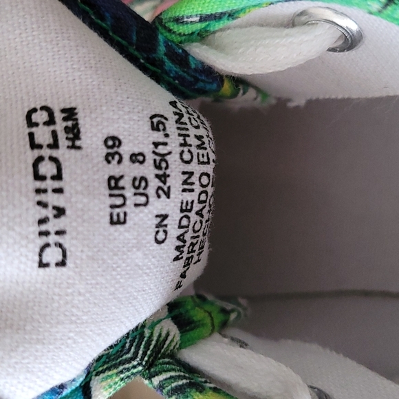 Multicolored tennis. Sneakers. New. SIZE 8 - Picture 5 of 6